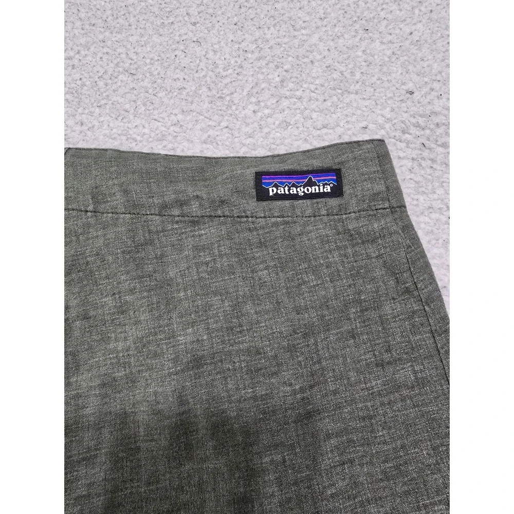 Patagonia Hampi Rock Pants Mens 30 Green Hemp Recycled Polyester Climbing Hiking